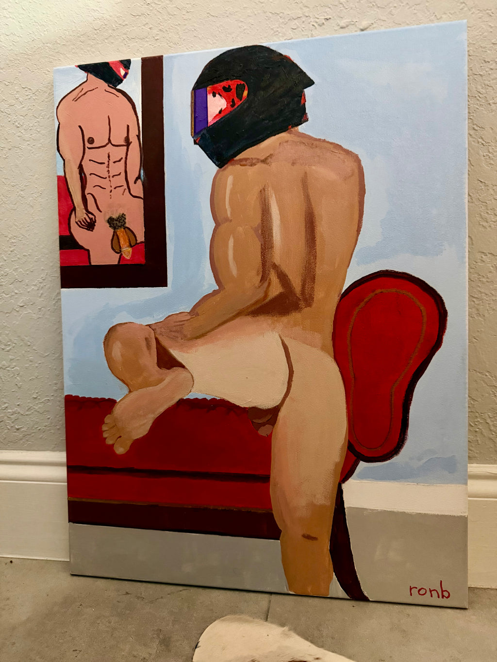Red Settee